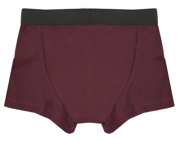 Organic Cotton Jersey Trunk in Deep Red